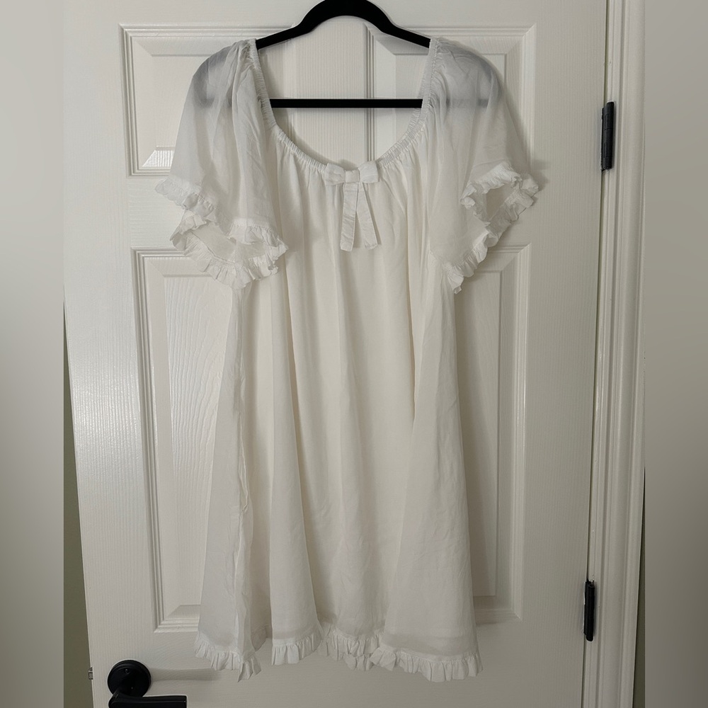 Piyama Bettie Nightie White